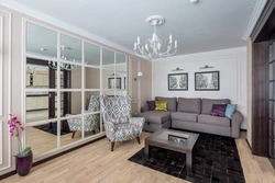 Mirror living room interior photo