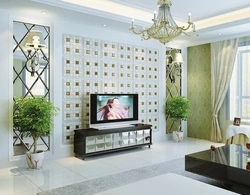 Mirror living room interior photo