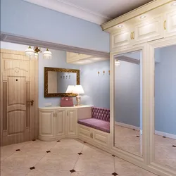 Interior bedroom hall hallway