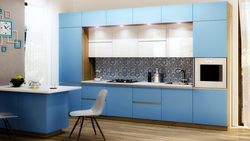 Kitchen in 3 colors design