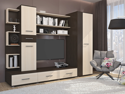 Хонаи истиқоматӣ девори wenge дохилӣ