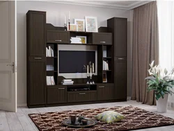 Qonaq otağı daxili wenge divar