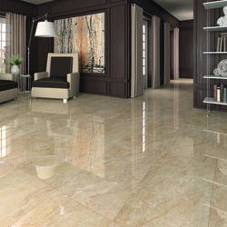 Porcelain tiles for the hallway floor design