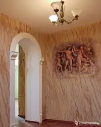 Гибкий камень в квартире фото
