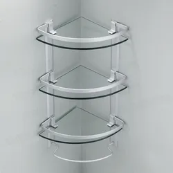 Полочка угловая в ванную фото