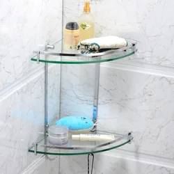 Corner Shelf In The Bathroom Photo