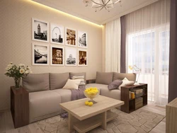 Coffee with milk living room interior
