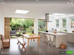 Kitchen Living Room With Access To The Terrace Design Photo