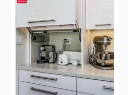 How to place all the equipment in a small kitchen photo