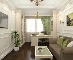 Modern Interior Living Room Office