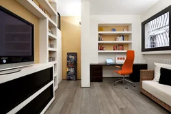 Zamonaviy interyer yashash xonasi ofis