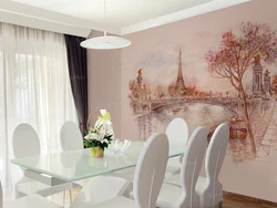 Фотообои для кухни в интерьере