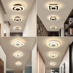 Lighting In The Hallway In The Apartment Suspended Ceiling With Photo
