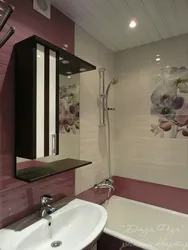 Finishing The Toilet And Bathroom With Tiles Photo Design