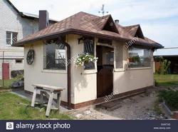 Photo attached summer kitchen