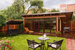 Photo attached summer kitchen
