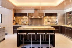 Modern large kitchen interiors photos
