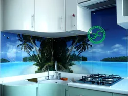 Glass splashback for kitchen images photos