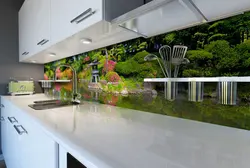 Glass splashback for kitchen images photos