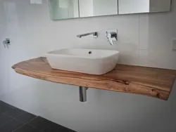 Wooden Countertops For Bathtub Photo