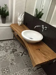 Küvet fotoşəkili üçün taxta tezgahlar