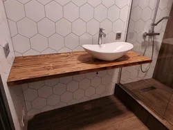 Wooden Countertops For Bathtub Photo