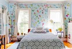 Walls in children's bedrooms wallpaper photos