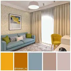 Color compatibility table for bedroom interior