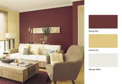 Color compatibility table for bedroom interior