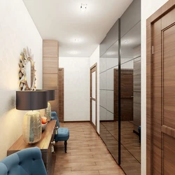 Corridor design in a two-room apartment