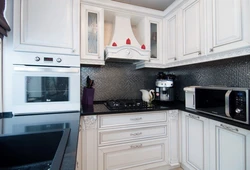 Modern Kitchen With Dark Countertop Photo