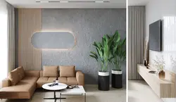 Ашық түсті қонақ бөлмесіне арналған сәнді тұсқағаздар 2023 фотосуреттері