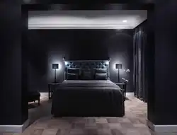 Black room bedroom design