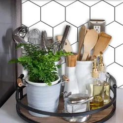 Tray in the kitchen interior