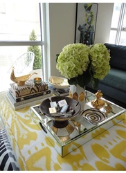 Tray in the kitchen interior