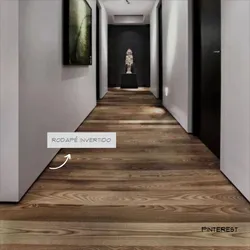 Floor design in a small hallway photo