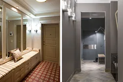 Floor design in a small hallway photo