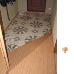 Floor Design In A Small Hallway Photo