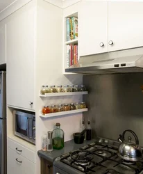 Маленькая кухня куда поставить холодильник фото