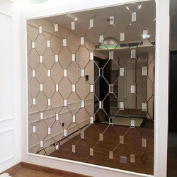 Mirror mosaic in the hallway interior