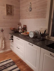 Kitchens Without Wall Cabinets In The Interior Of A Country House