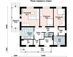 Аднапавярховы Дом З Дзвюма Спальнямі І Кухняй Гасцінай Фота