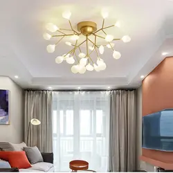 Chandeliers for suspended ceilings in the bedroom photo