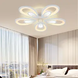 Chandeliers for suspended ceilings in the bedroom photo