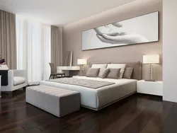 Bedroom Design With Brown Floor