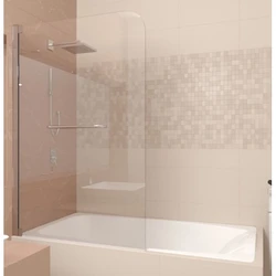 Glass partitions for bathroom sliding photo