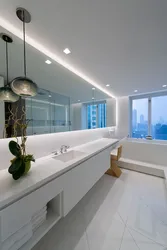 Room lighting photo bathroom with tension