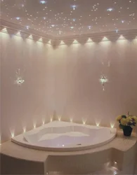 Suspended Ceilings With Lighting In The Bathroom Photo