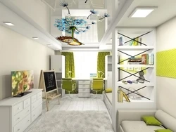 Children's bedroom design 15 sq m