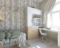 Детская Спальня Дизайн 15 Кв М